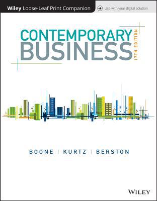 Contemporary Business 1119443458 Book Cover