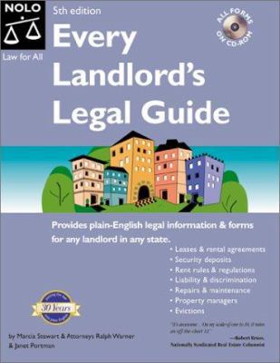 Every Landlord's Legal Guide (Book ) [With CDROM] 087337794X Book Cover