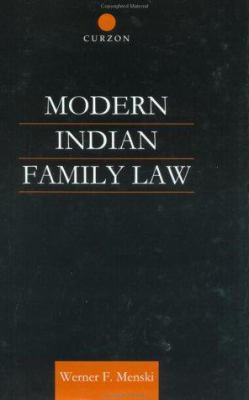 Modern Indian Family Law 0700713166 Book Cover