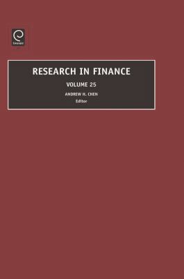 Research in Finance 184855446X Book Cover