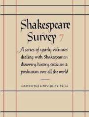 Shakespeare Survey: Volume 7, Style and Languag... 0521064201 Book Cover