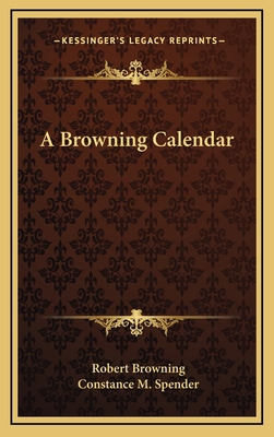 A Browning Calendar 1163670480 Book Cover