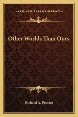 Other Worlds Than Ours 1163241512 Book Cover