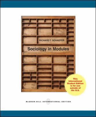 Sociology in Modules 0071316965 Book Cover