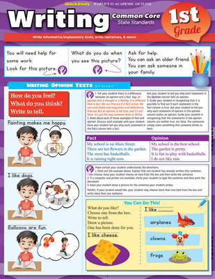 Writing Common Core 1st Grade 1423224418 Book Cover