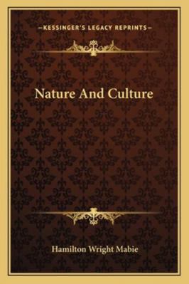 Nature And Culture 1163104175 Book Cover