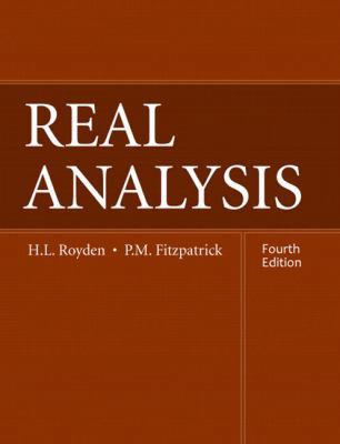 Real Analysis 013143747X Book Cover