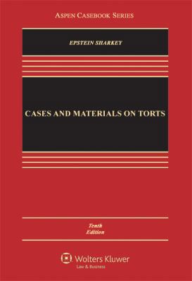 Cases and Materials on Torts 0735599920 Book Cover