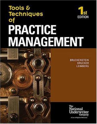 Tools & Techniques of Practice Management 0872186539 Book Cover
