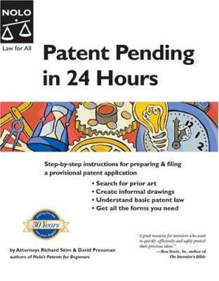 Patent Pending in 24 Hours 1413300952 Book Cover