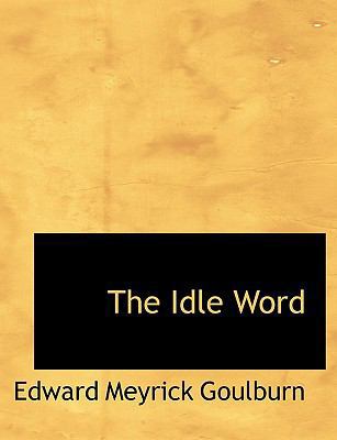 The Idle Word 1113587180 Book Cover