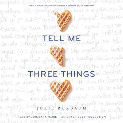 Tell Me Three Things 0147521270 Book Cover