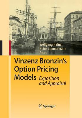 Vinzenz Bronzin's Option Pricing Models: Exposi... 3642445934 Book Cover