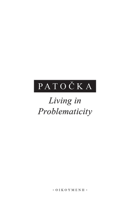 Living in Problematicity 8024645106 Book Cover