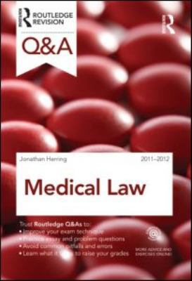 Q&A Medical Law 2011-2012 0415575419 Book Cover