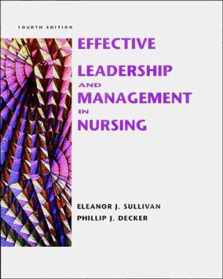 Effective Management in Nursing 0805378677 Book Cover