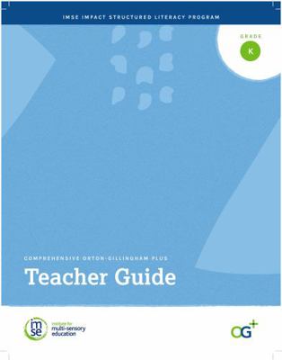 Comprehensive Orton-Gillingham Plus Teacher's Guide K