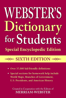 Webster's Dictionary for Students, Special Ency... 159695180X Book Cover