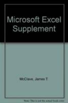 Microsoft Excel Supplement 0130809071 Book Cover