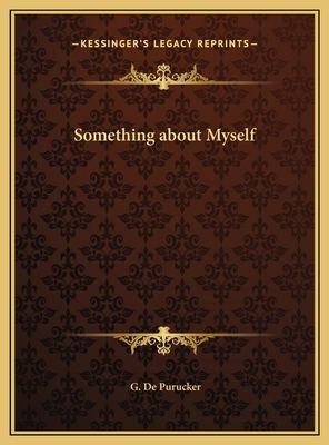 Something about Myself 1169660622 Book Cover