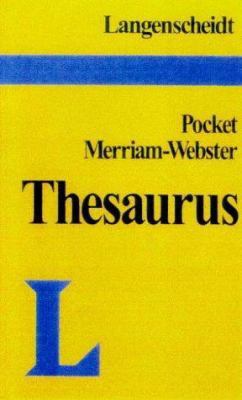 Langenscheidt's Merriam-Webster Pocket Thesaurus 0887292194 Book Cover