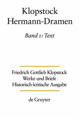 Text (Klopstock, Friedrich G.: Werke Und Briefe... [German] 3110217783 Book Cover