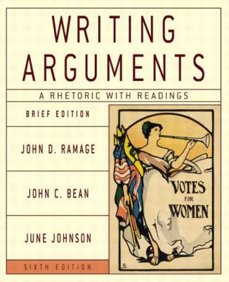 Writing Arguments: A Rhetoric with Readings, Br... 0321163419 Book Cover