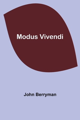 Modus Vivendi 9357910743 Book Cover