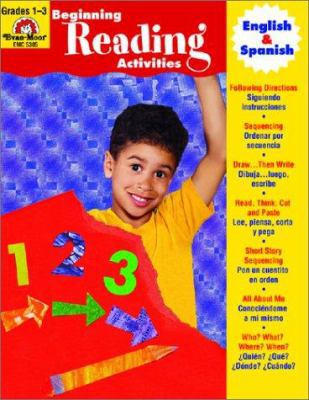 English / Spanish Beginning Reading Activities,... 1557998590 Book Cover