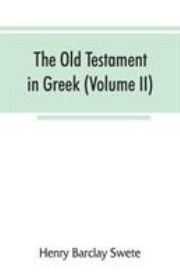 The Old Testament in Greek, according to the Se... 9353866782 Book Cover