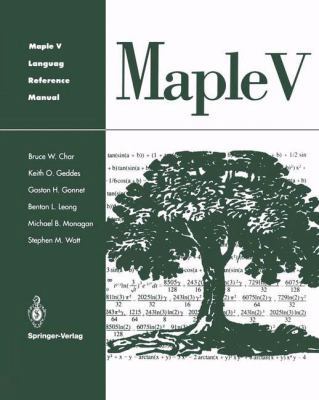 Maple V Language Reference Manual 0387976221 Book Cover