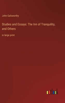 Studies and Essays: The Inn of Tranquility, and... 3368324179 Book Cover