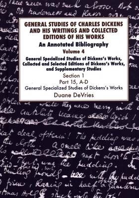 General Studies of Charles Dickens and His Writ... 191222416X Book Cover