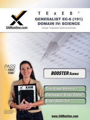 TExES Generalist Ec-6 191 Science Boost Edition 160787105X Book Cover