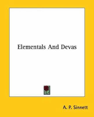 Elementals And Devas 141918587X Book Cover
