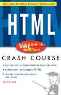 Schaums Easy Outline of HTML 0071422420 Book Cover