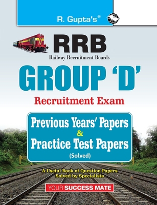 Rrb: Group 'D' Recruitment Exam Previous Years'... 9387604624 Book Cover