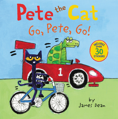 Pete the Cat: Go, Pete, Go!: Includes Over 30 S... 0062404393 Book Cover