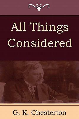 All Things Considered 1604444150 Book Cover