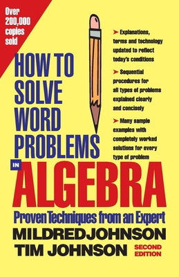 How to Solve Word Problems in Algebra, 2nd Edition 0071343075 Book Cover
