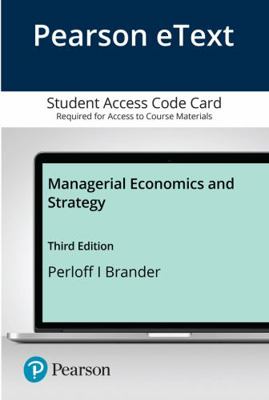 Managerial Economics and Strategy 0135640946 Book Cover