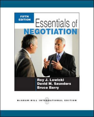 Essentials of Negotiation 0071267735 Book Cover
