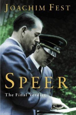 Speer: The Final Verdict 0297646168 Book Cover