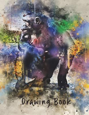 Drawing Book: Chimpanzee 8x11 1723474878 Book Cover