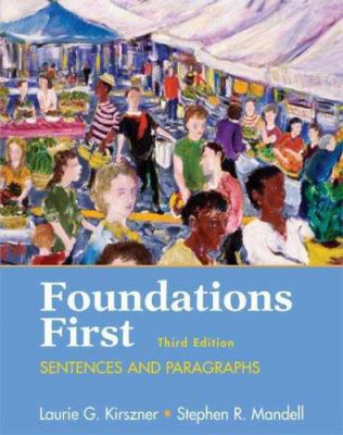 Foundations First: Sentences and Paragraphs 0312459955 Book Cover