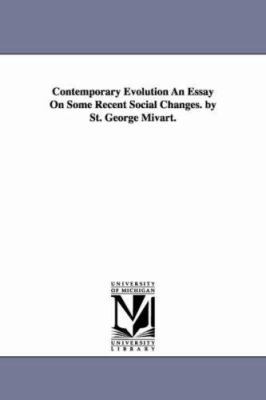 Contemporary Evolution An Essay On Some Recent ... 1425523080 Book Cover