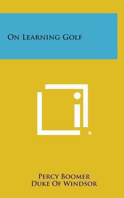 On Learning Golf 1258898802 Book Cover