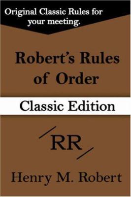 Robert's Rules of Order B0082OMJLY Book Cover