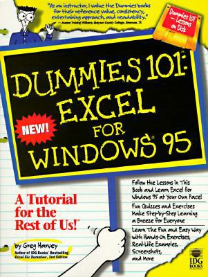 Dummies 101: Excel for Windows 95 (For Dummies) 1568846304 Book Cover