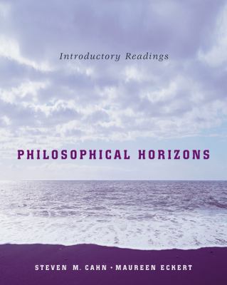 Philosophical Horizons: Introductory Readings 0534518818 Book Cover